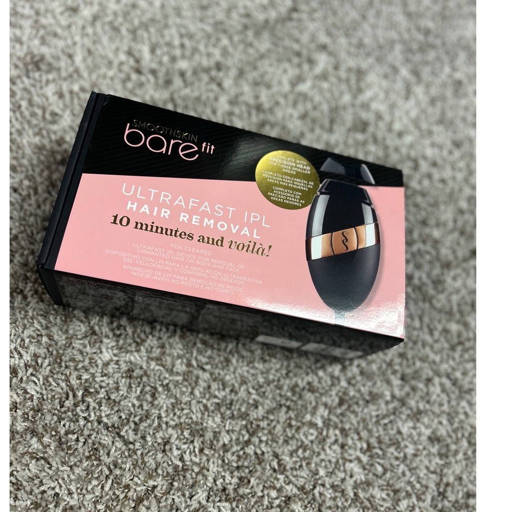 SmoothSkin Bare Fit Ultrafast IPL Hair Removal Device Black Rose Gold SSBF1